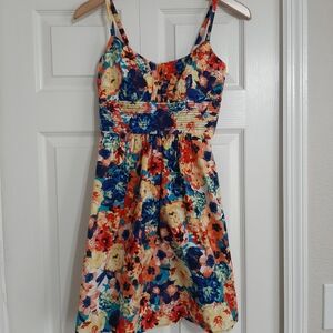 B. Smart Colorful Floral Dress